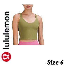 Lululemon Align™ Tank Top Bronze Green Size 6